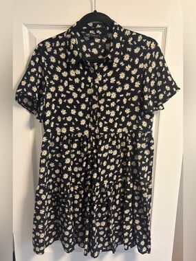 Zara Babydoll Daisy Floral Mini Dress